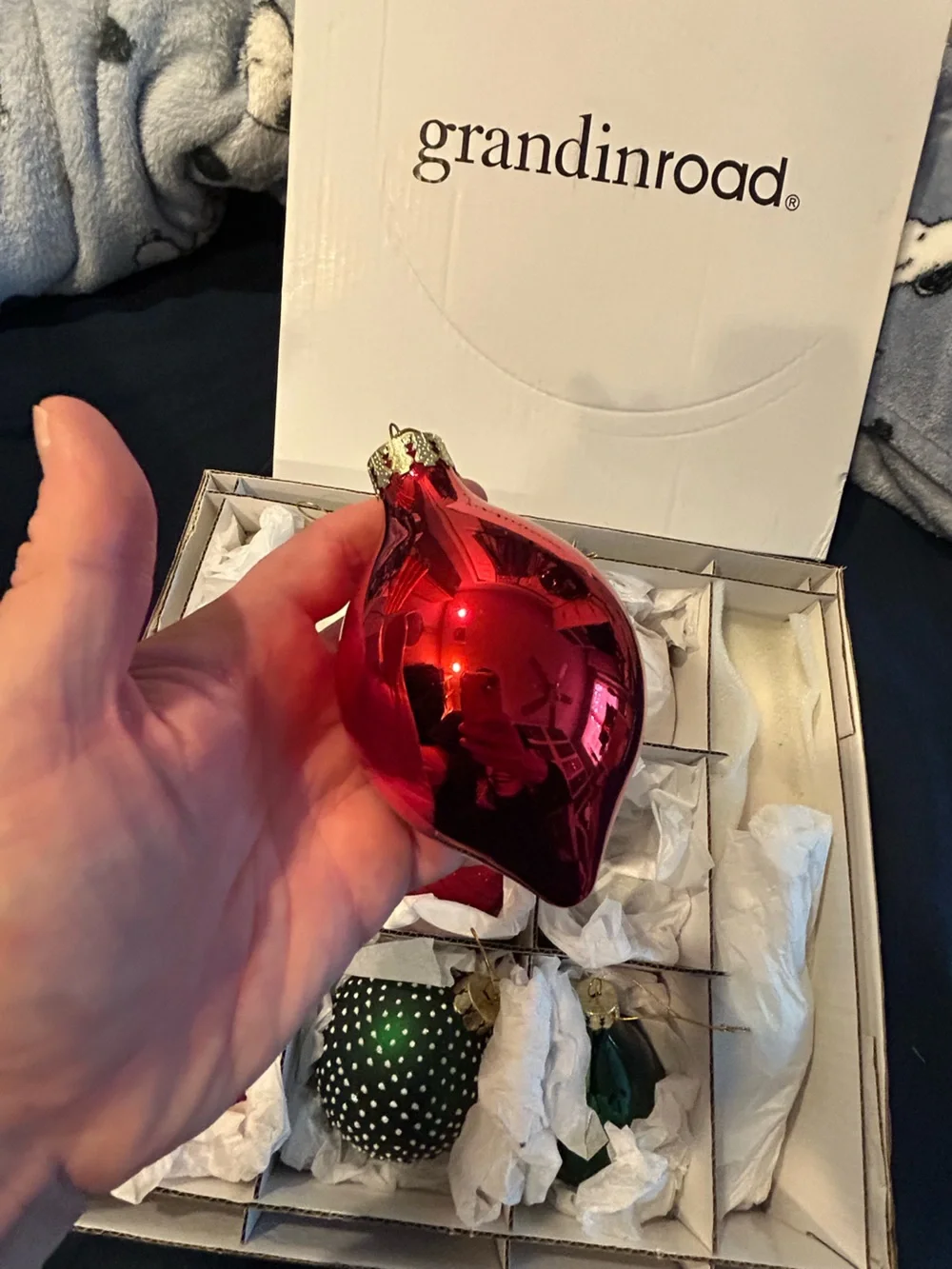 Grandinroad festive glass