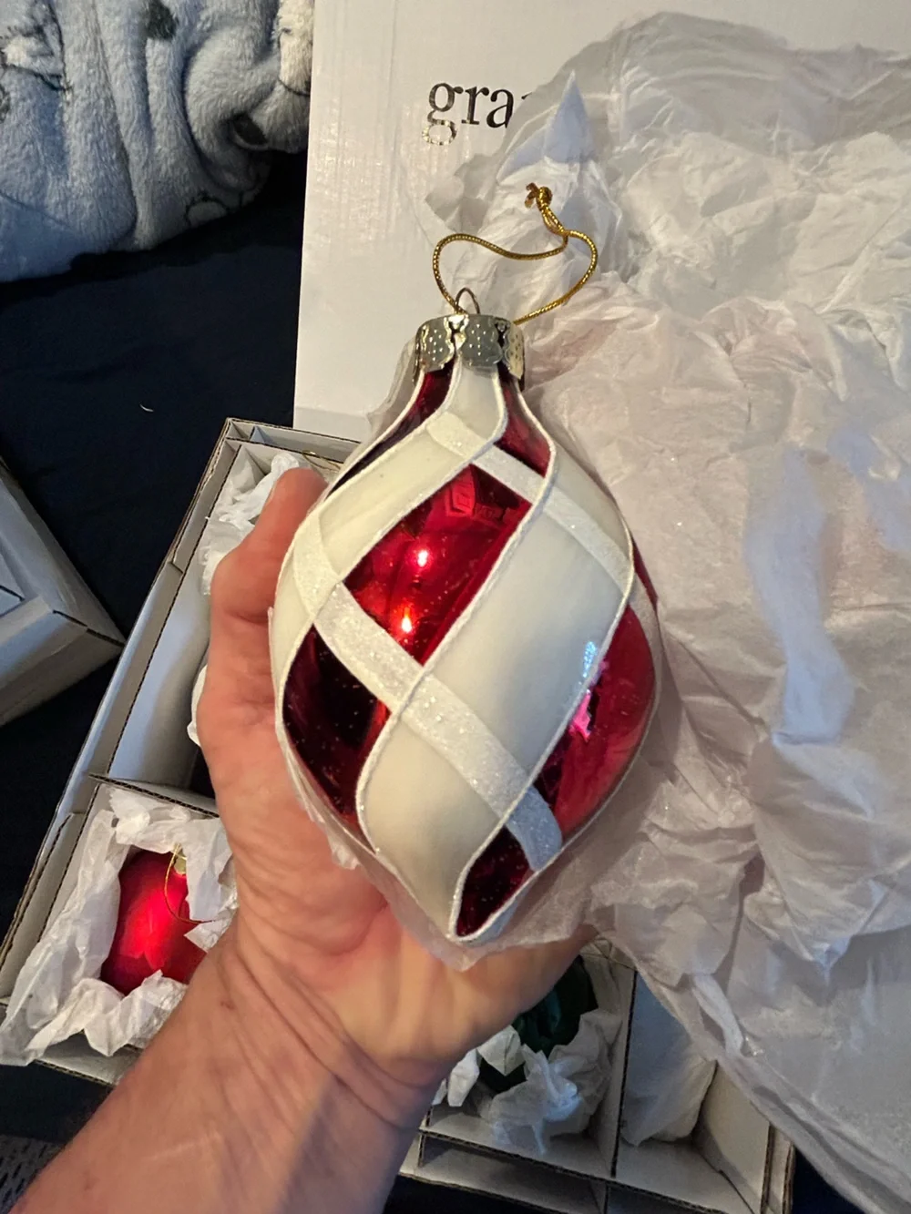 Grandinroad festive glass