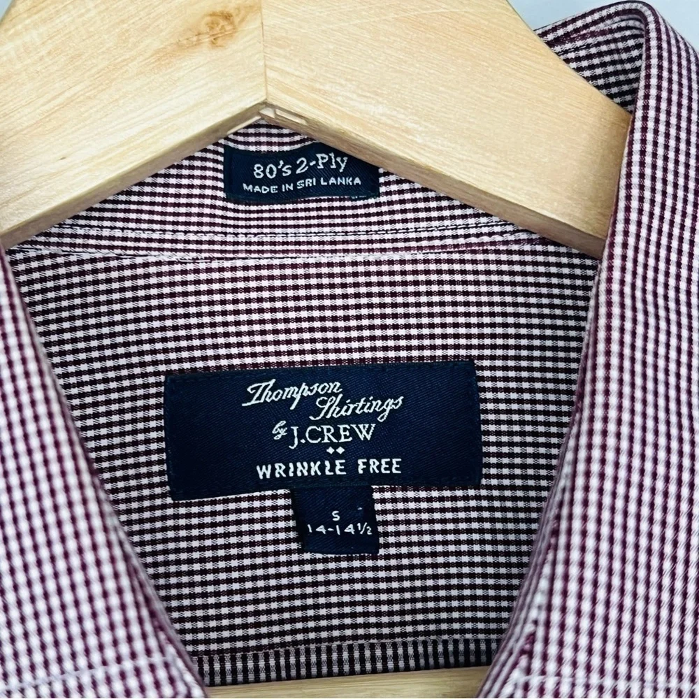 J. Crew Thompson Shirtings 80’s 2-Ply Wrinkle Free Button Up Small