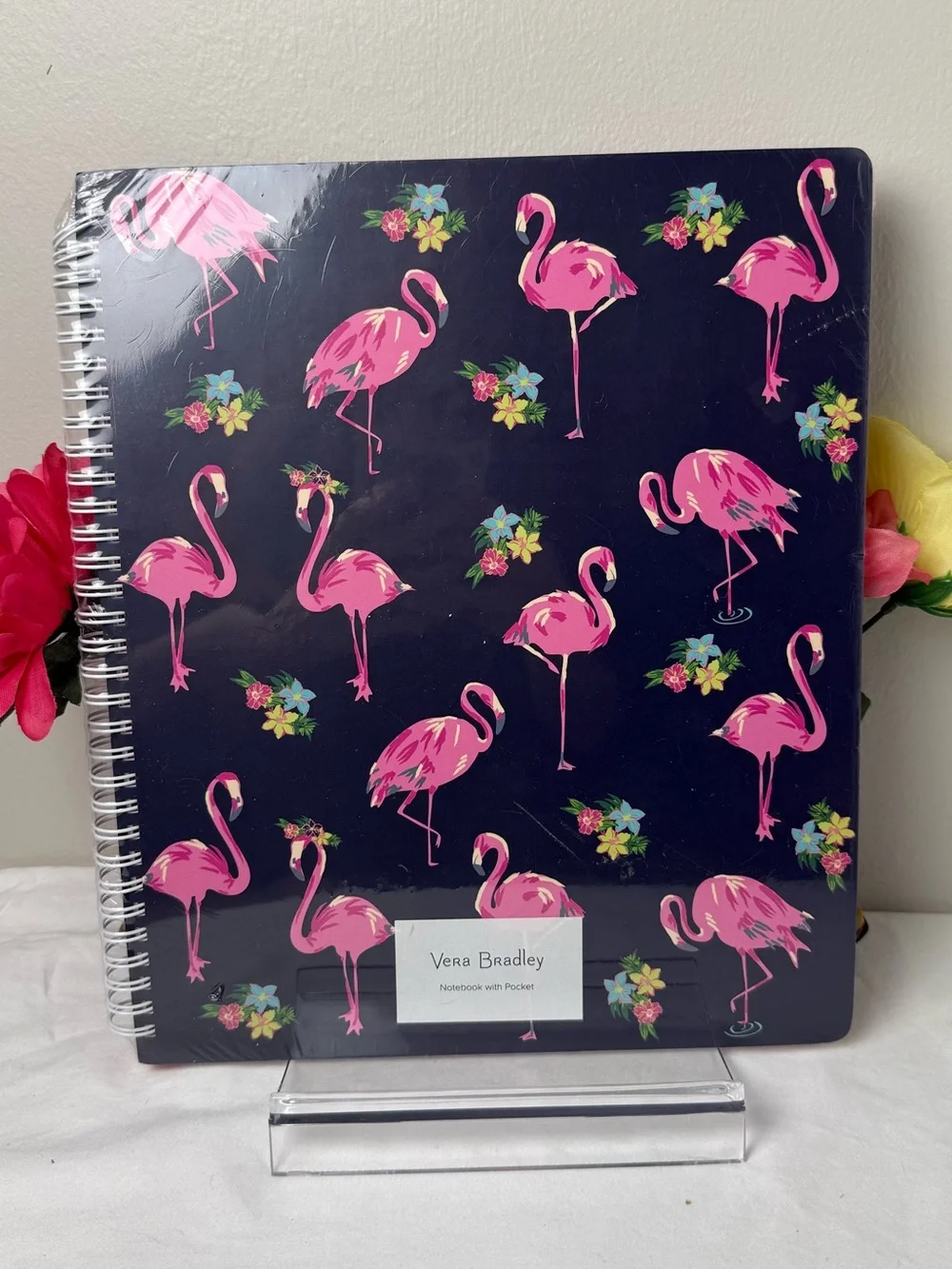 NWT Vera Bradley Flamingo Fiesta Large Notebook New Flamingo Notebook
