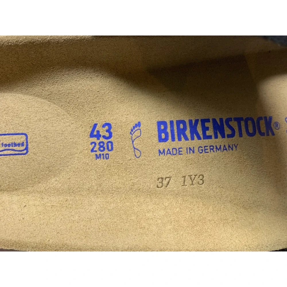 Birkenstock cushioned metal 43
