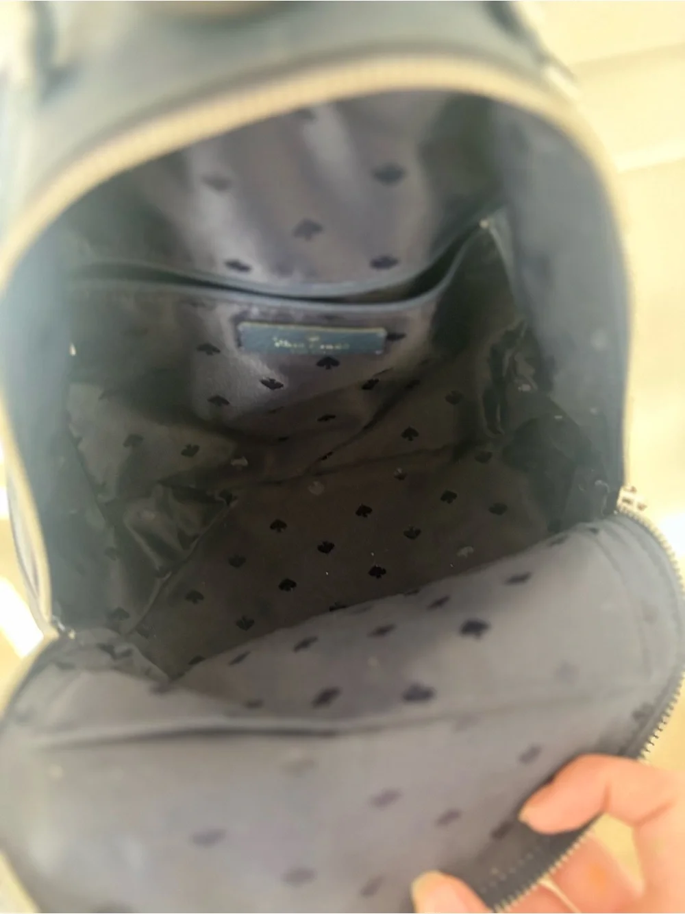 kate spade backpack layout small