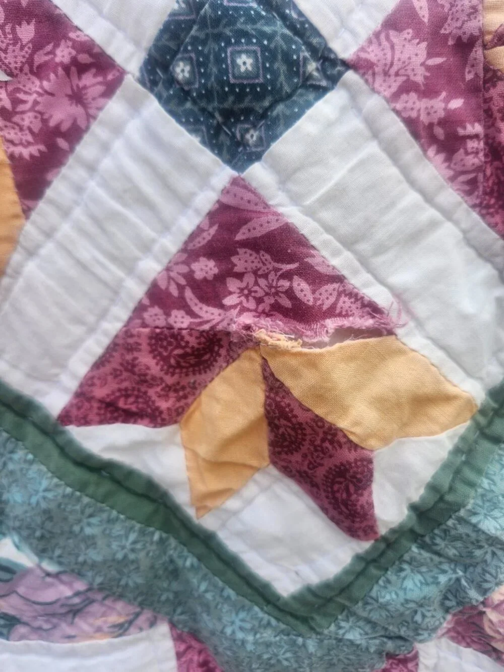 Vintage quilt size 96