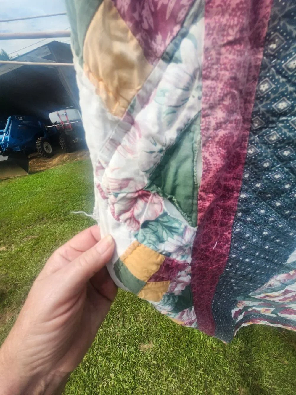 Vintage quilt size 96