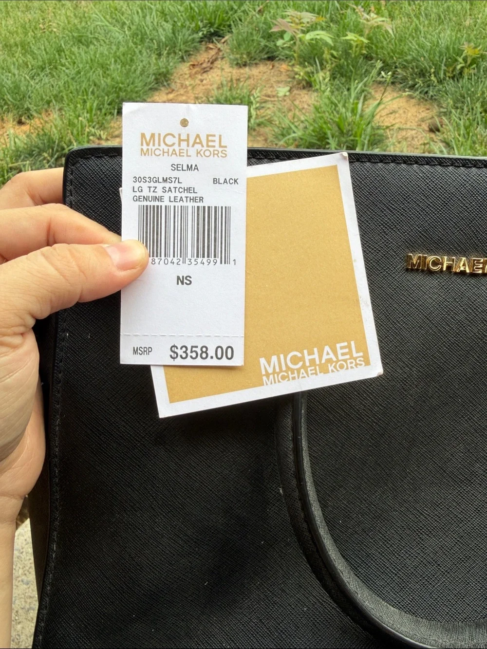 Michael Kors structured black