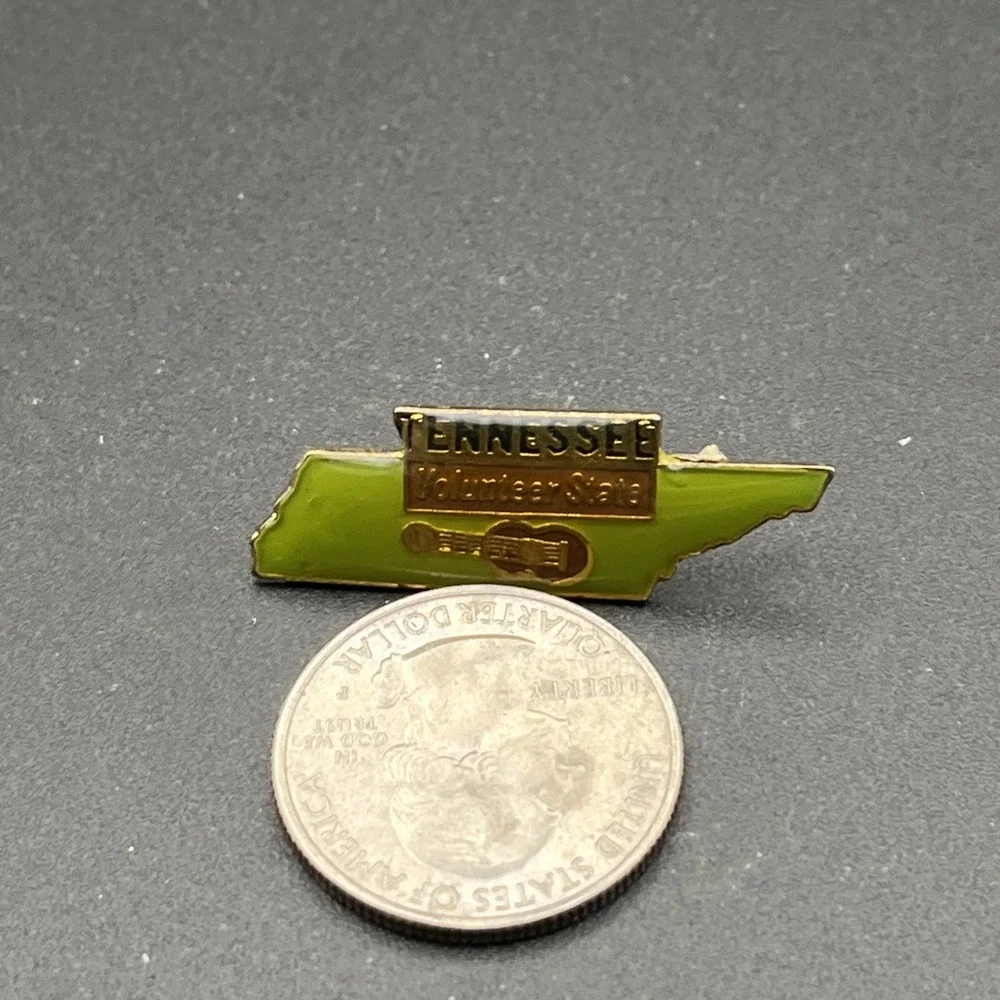 Tennessee State Outline Volunteer State United‎ States Of America Lapel Hat Pin