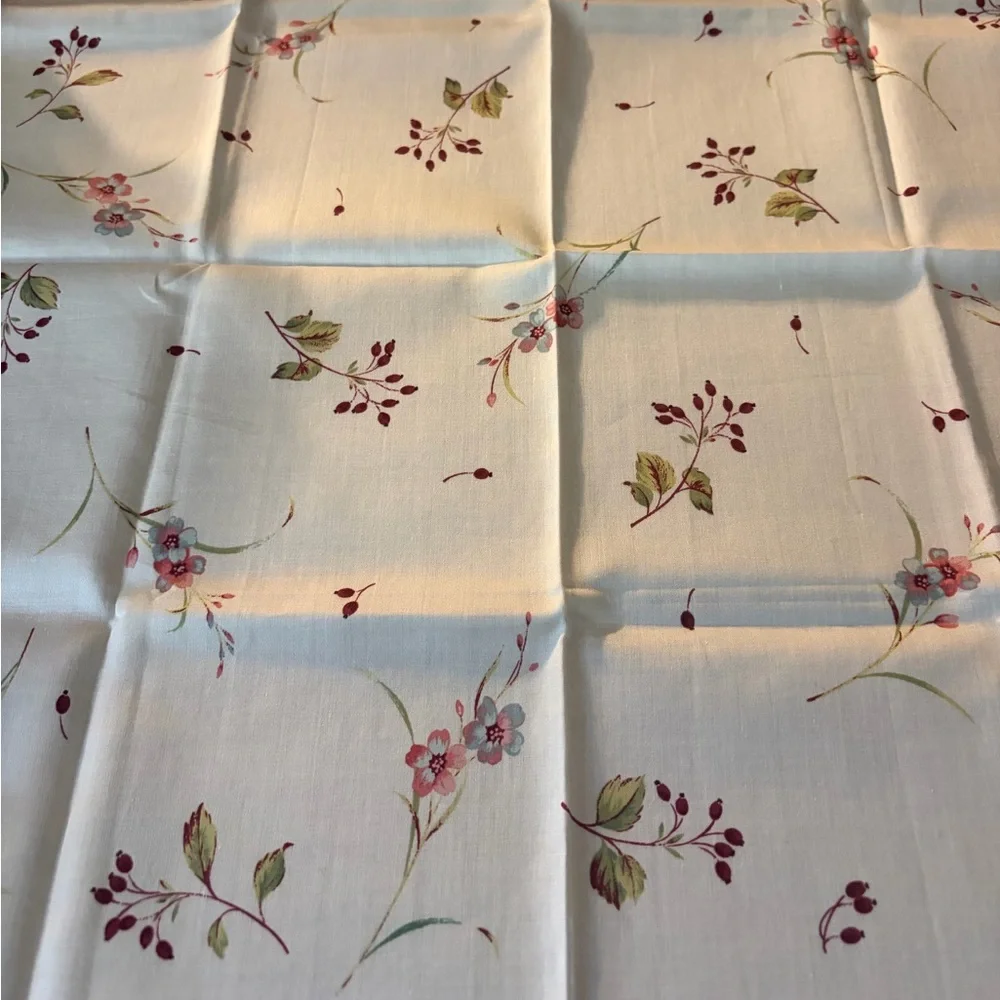 Burberry White Floral Scarf