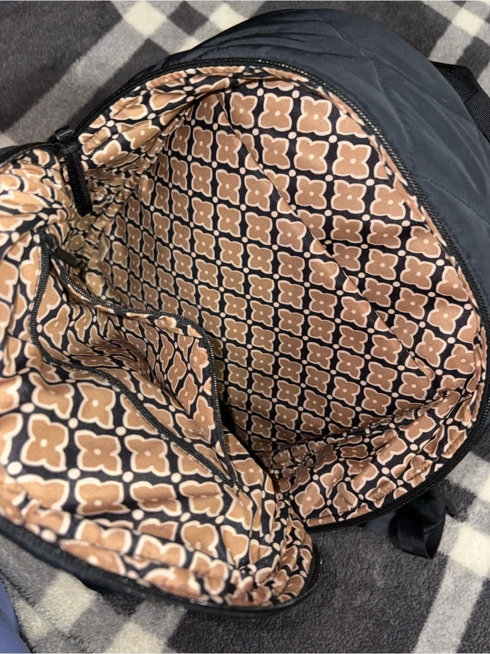 Quilted Vera Bradley Essentials Backpack