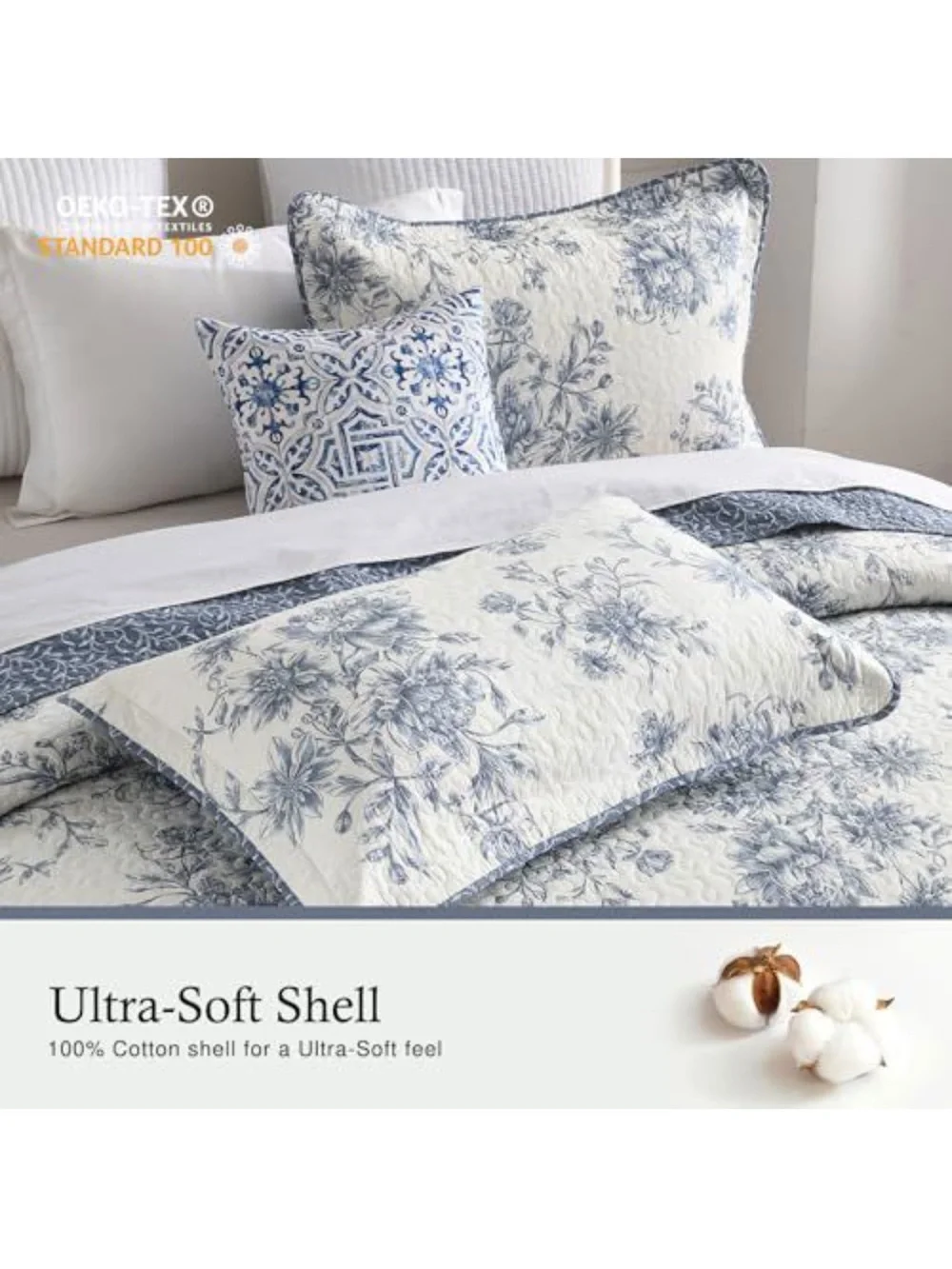 Quiltmuse elegant blue