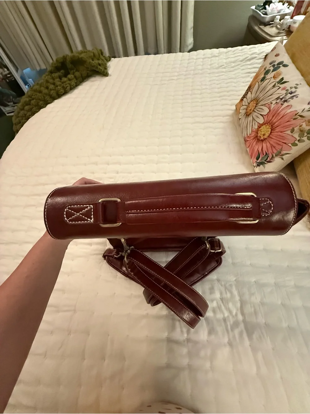 Eco-susi burgundy faux