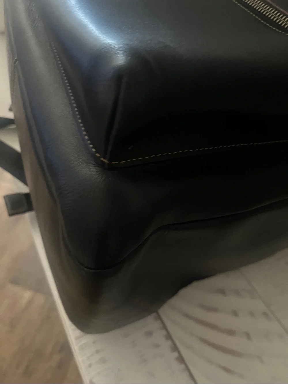 Coach Black Leather Backpack Limited Edition Mickey Mouse