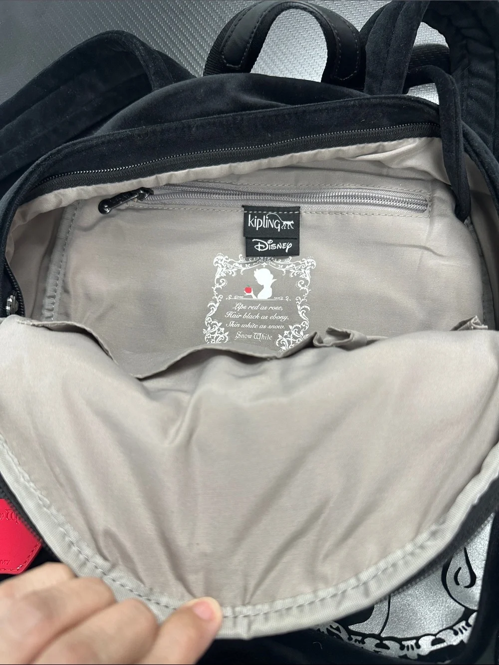 Kipling velvet material