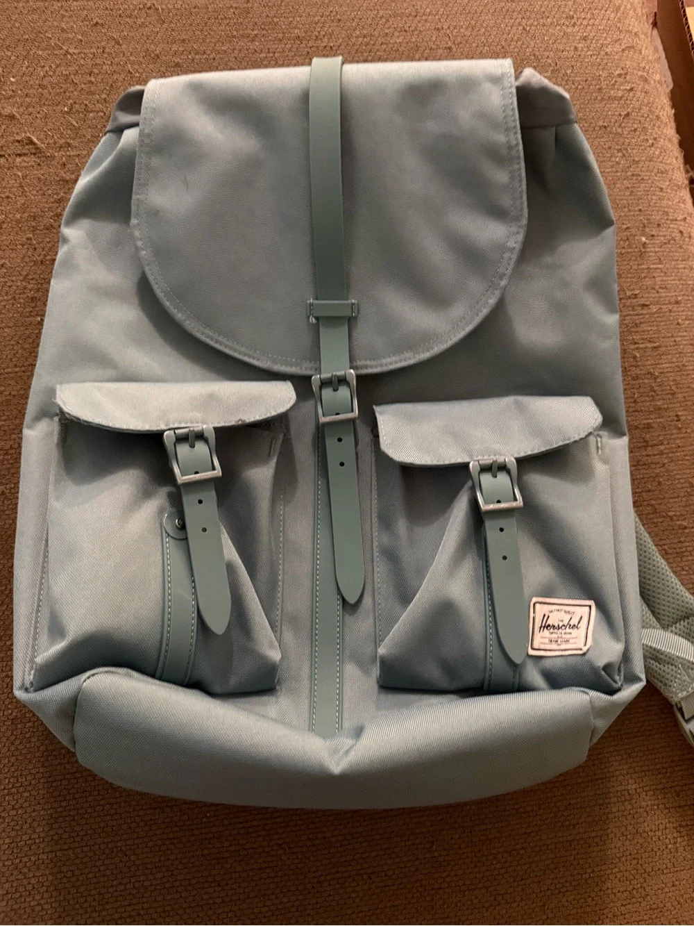 Herschel Supply Company Mint Green Canvas Backpack