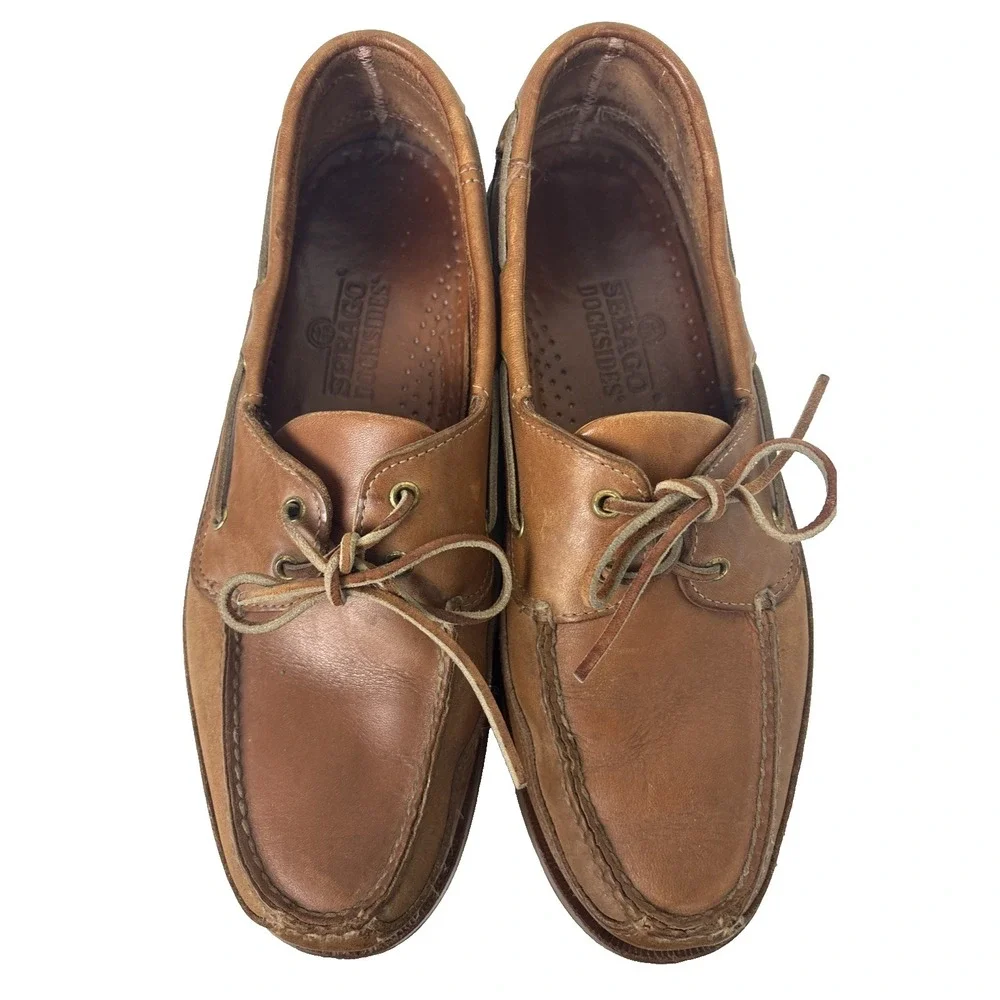 Sebago docksides waxed