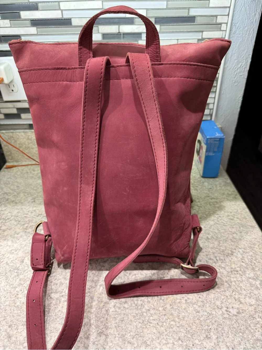 Portland Leather Foxglove Laptop Backpack