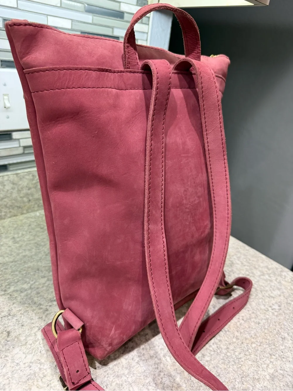 Portland Leather Foxglove Laptop Backpack