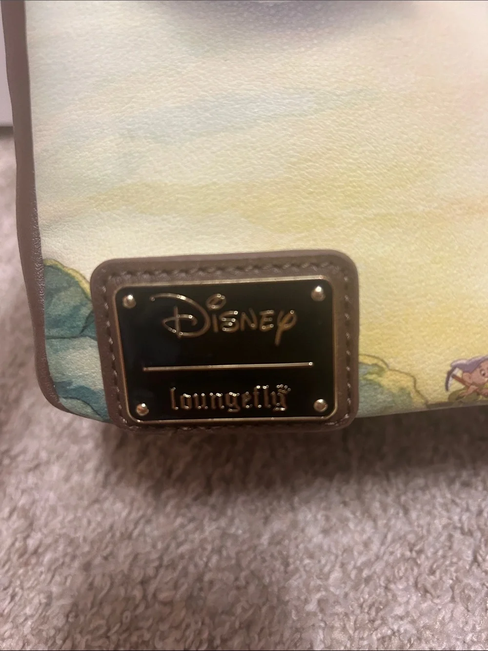 Loungefly Snow White Scene Mini Backpack - Brown/Blue/Red/Yellow