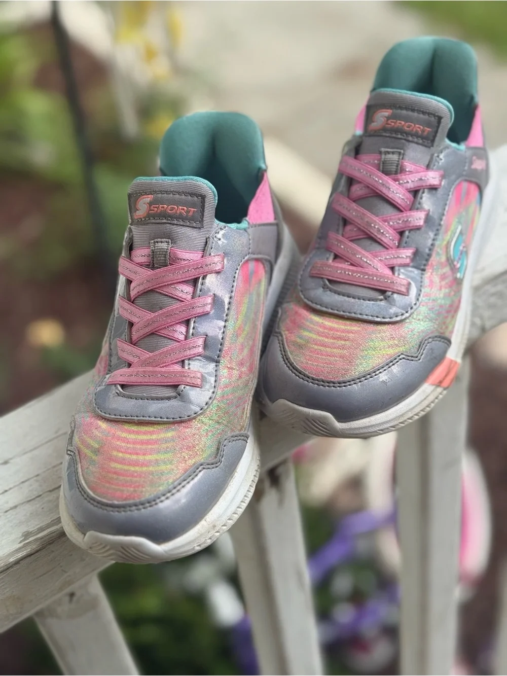 Skechers colorful glitter