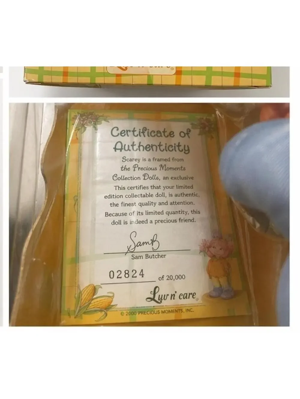 Precious Moments packaging storage