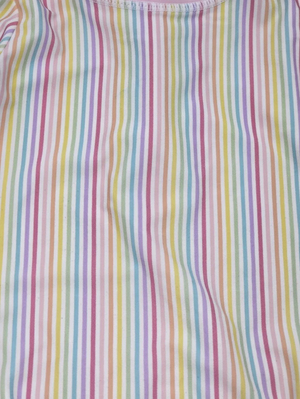 Ruffle Butts baby girl rainbow stripe rashguard swimsuit size 18-24 months