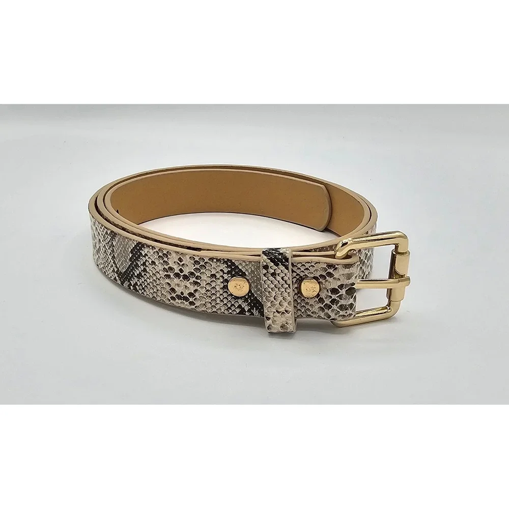 N/A snakeskin embossed