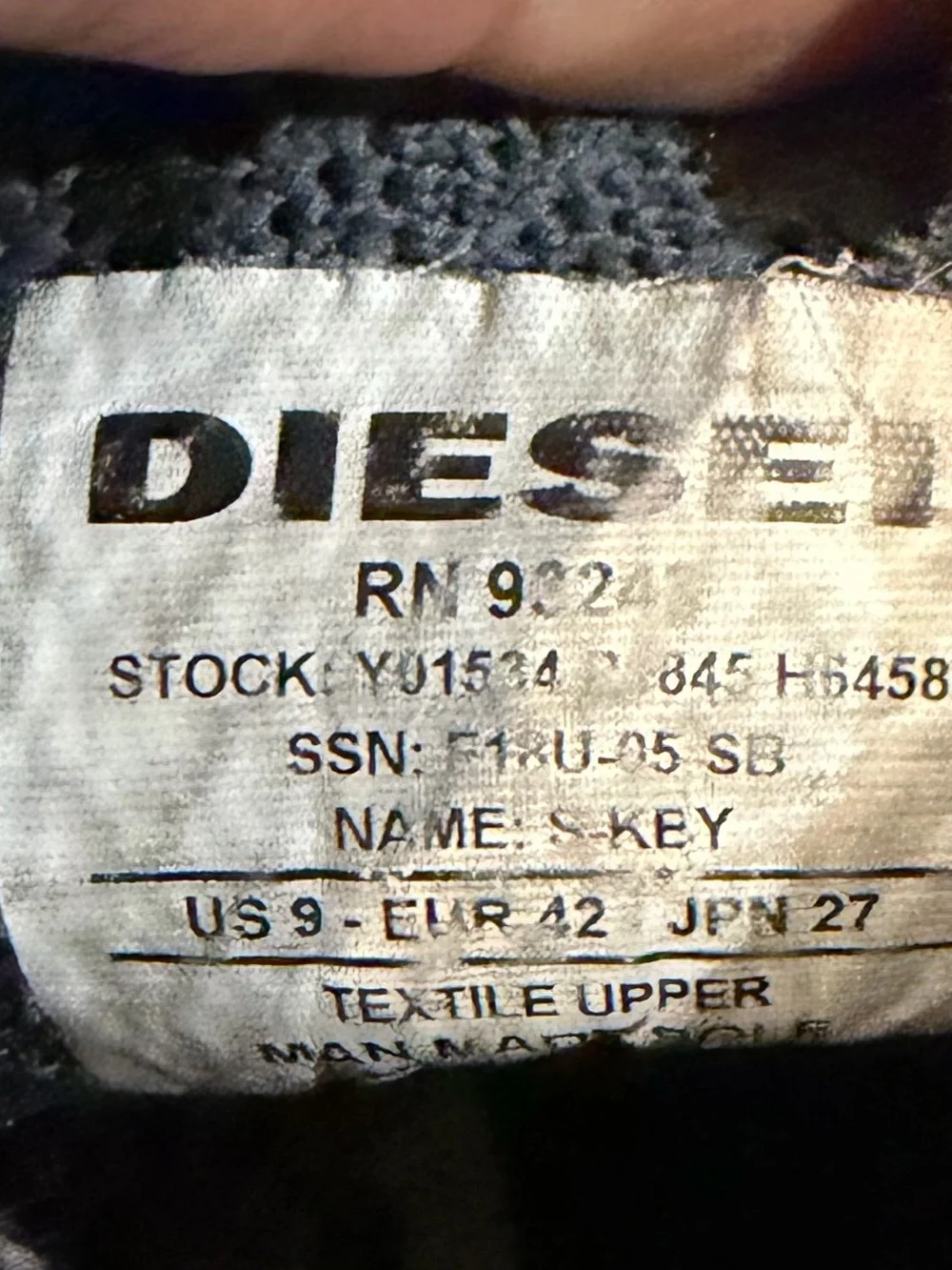 Diesel camouflage knit