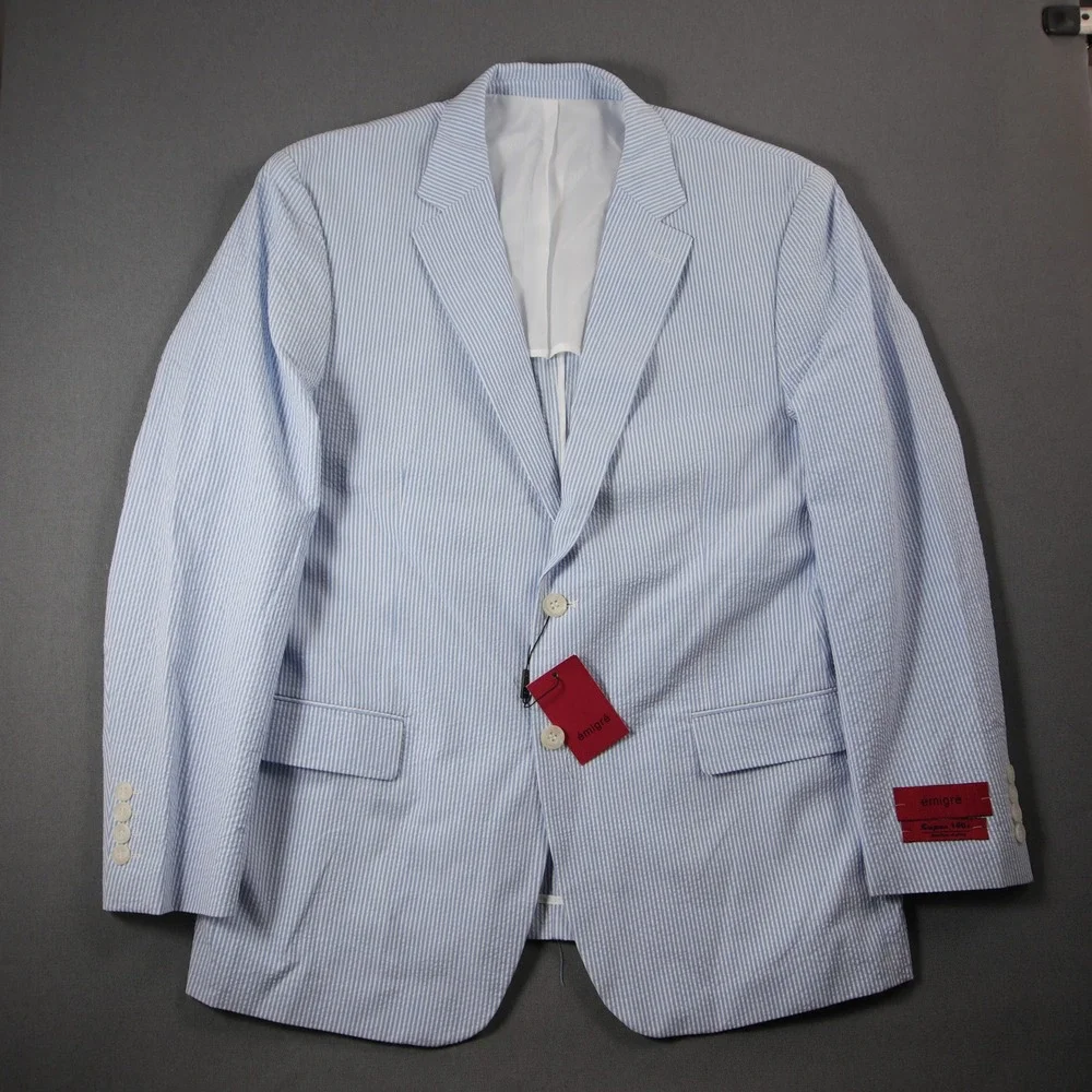 Emigre seersucker blazer