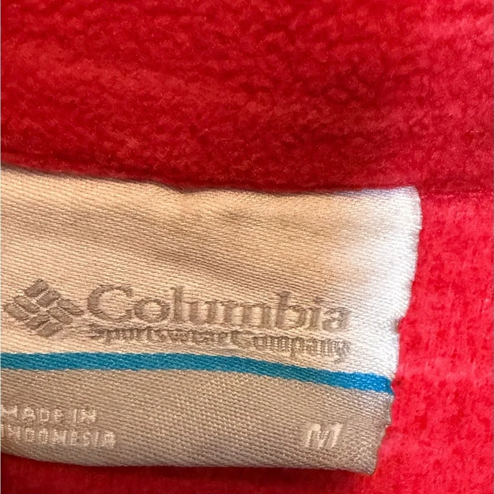 Columbia Vibrant Red Utility Jacket Size Medium