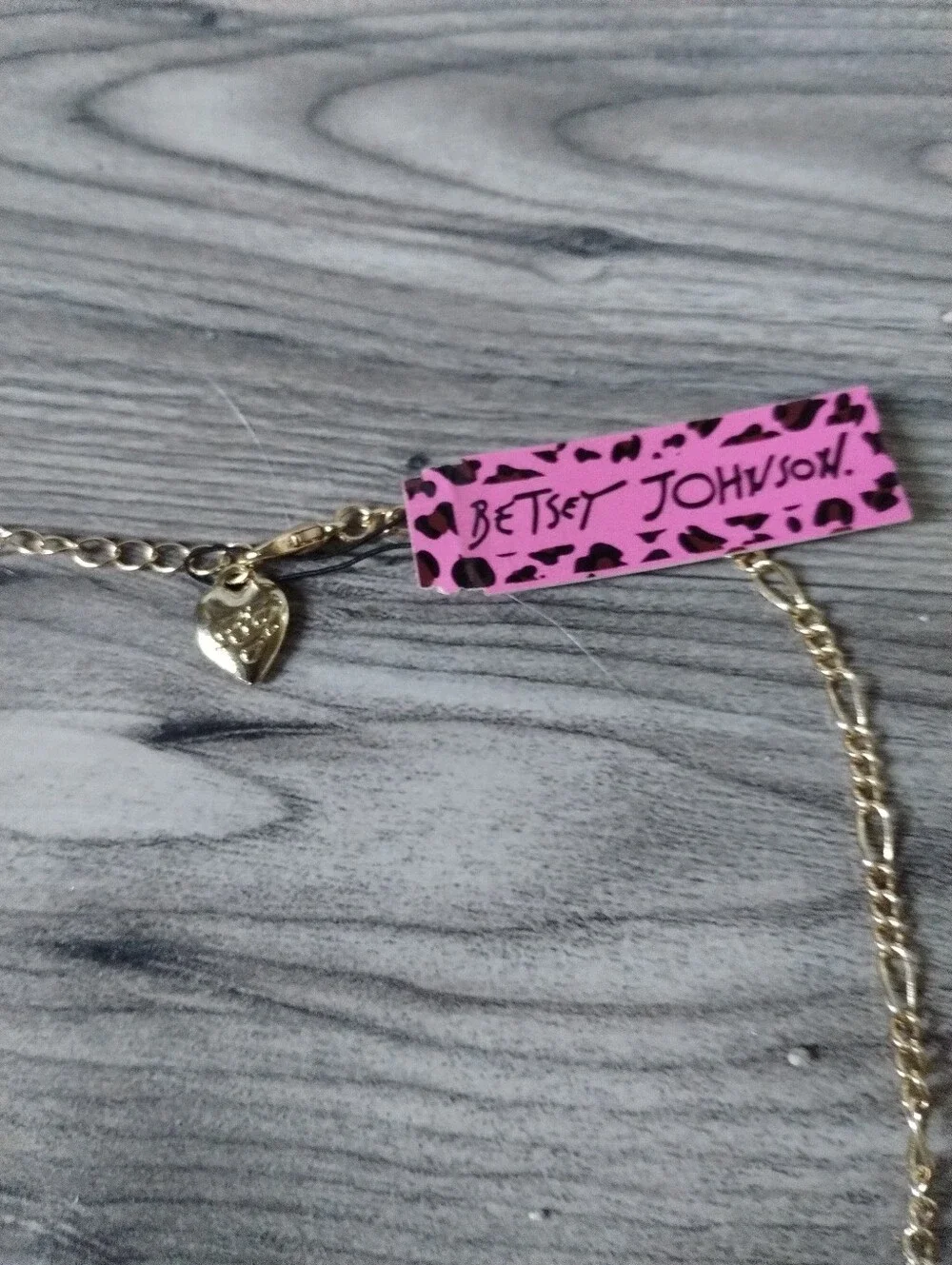 Betsey Johnson Pet Shop Collection Dog Necklace