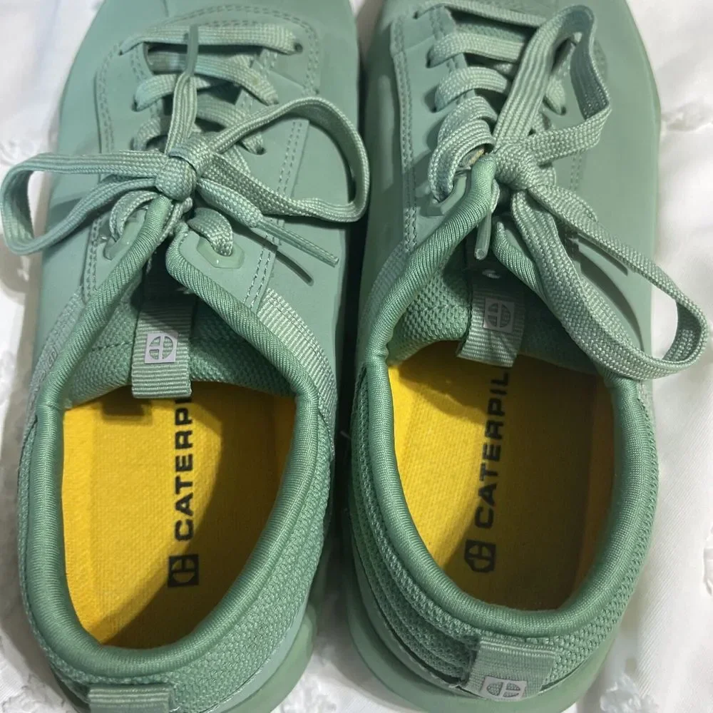 Caterpillar green shoes