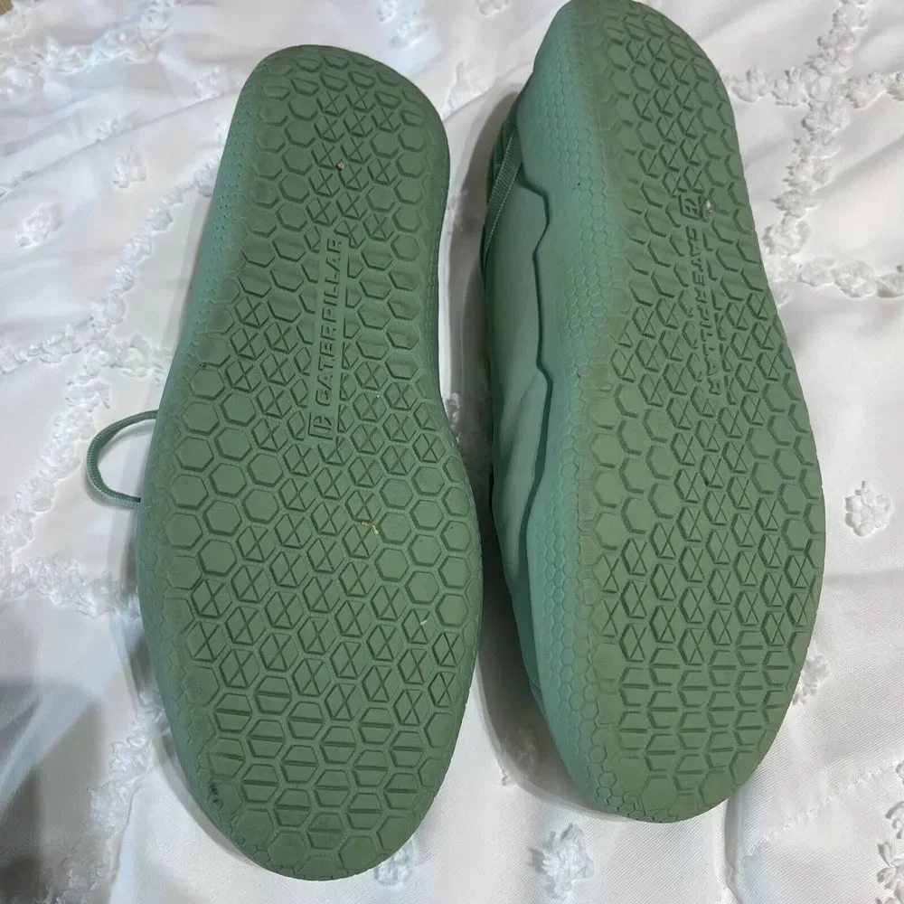 Caterpillar green shoes
