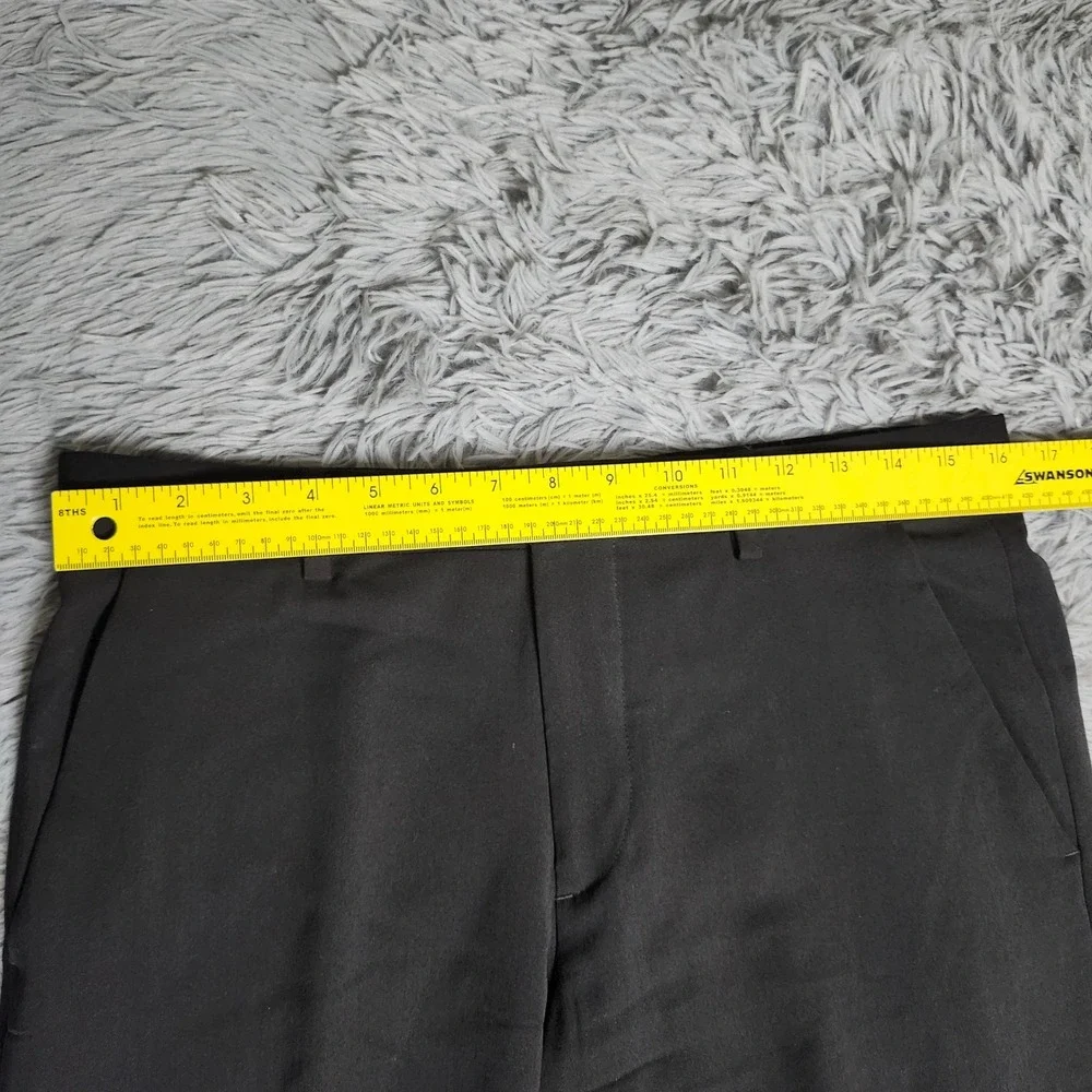 Banana Republic Cerruti Dress Pants Mens Size 31x32 Black Wool Tailored Slim Fit