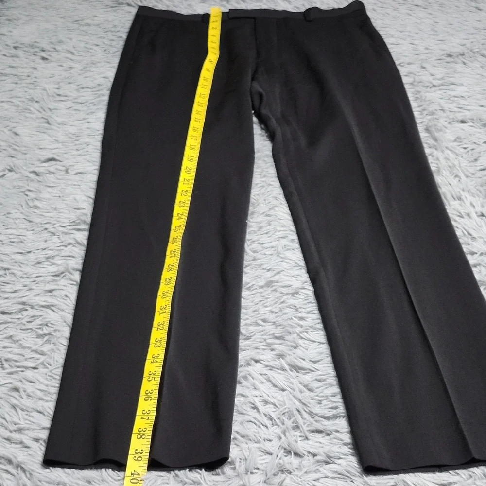 Banana Republic Cerruti Dress Pants Mens Size 31x32 Black Wool Tailored Slim Fit