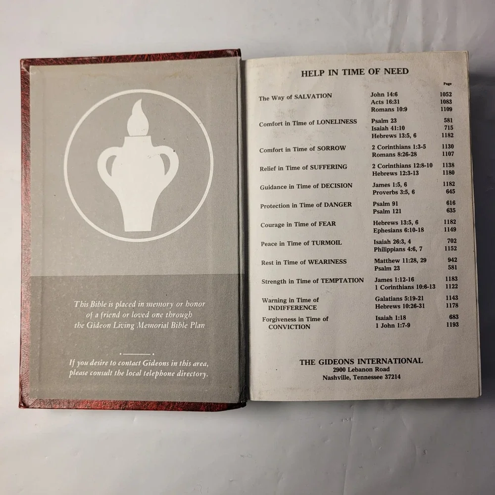 The Gideons International ships within