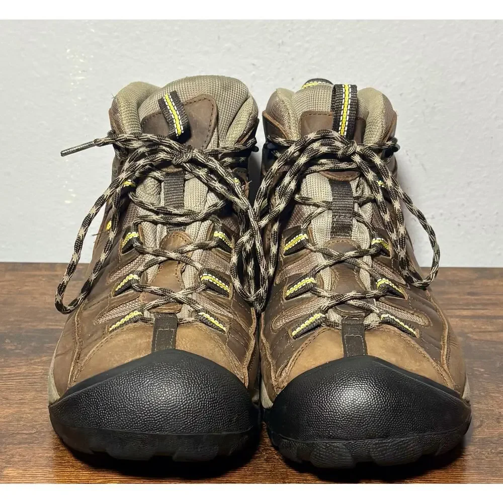 Keen Men's Targhee II Mid Waterproof Hiking Boots Brown Sz 13