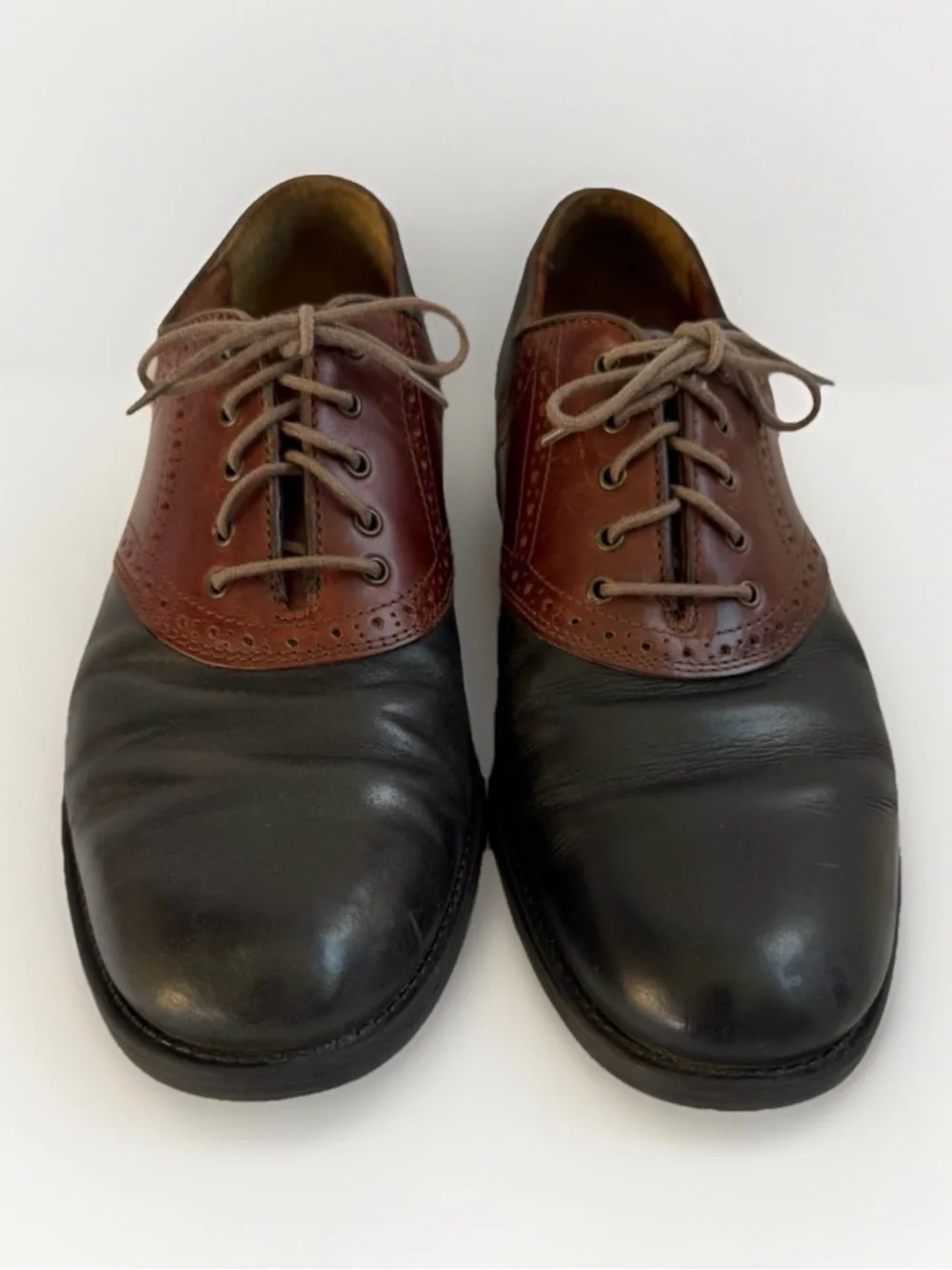 Johnston & Murphy saddle black brennan