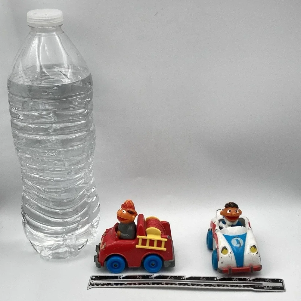 Vtg Sesame Street Bert Ernie Die-Cast Vehicle 1980s Playskool Car & Truck Lot #6