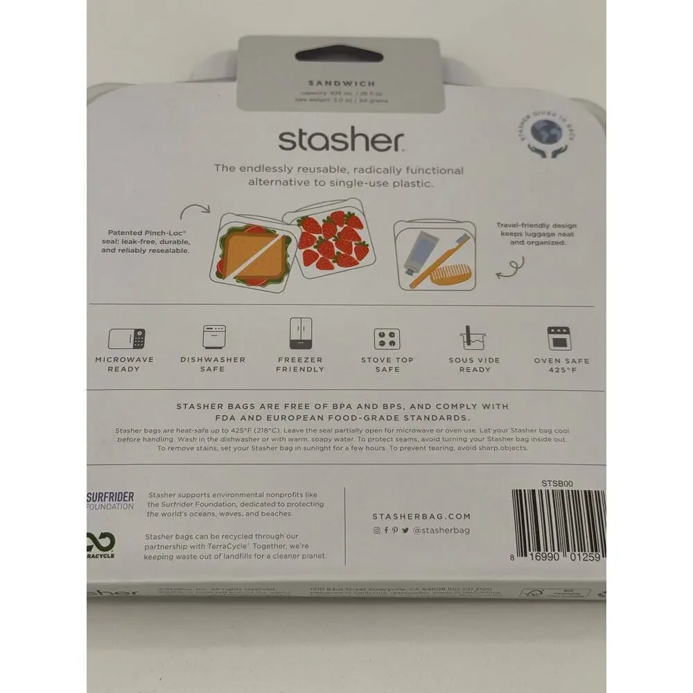 Stasher Bags features bag