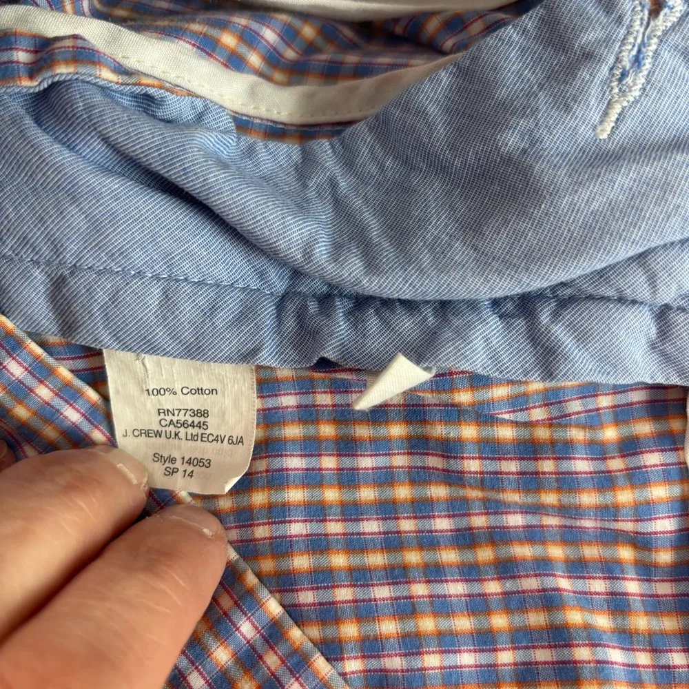 J. Crew classic gingham