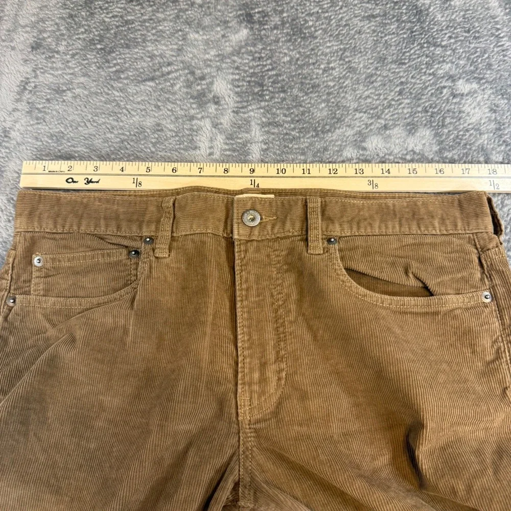 J Crew 484 Slim Fit Corduroy Pants Mens 34x34‎ Tan Brown 5-Pocket Trousers