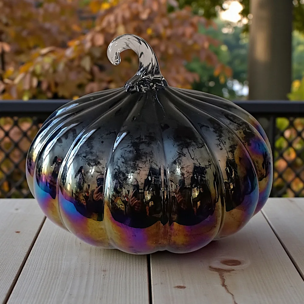 Unbranded glass iridescent