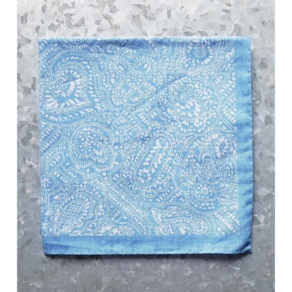 23. J.Crew Italian cotton pocket square