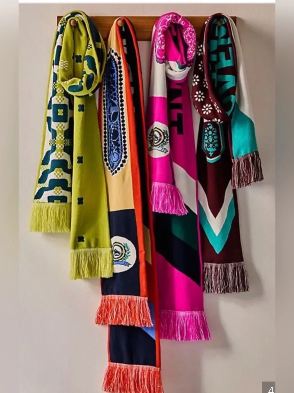 Free People Big League Reversible Scarf. NWT. Honeydew