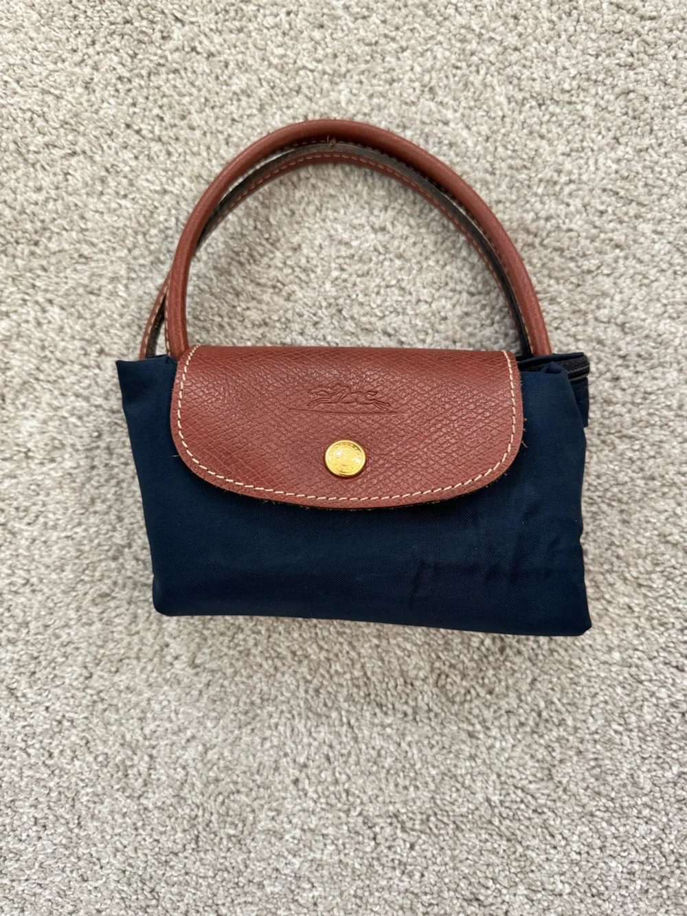 Longchamp navy nylon