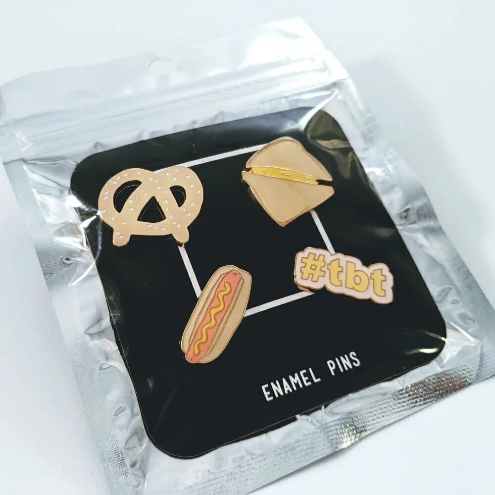 NWT TwelveNYC Macy's 4-Pack Enamel Pins