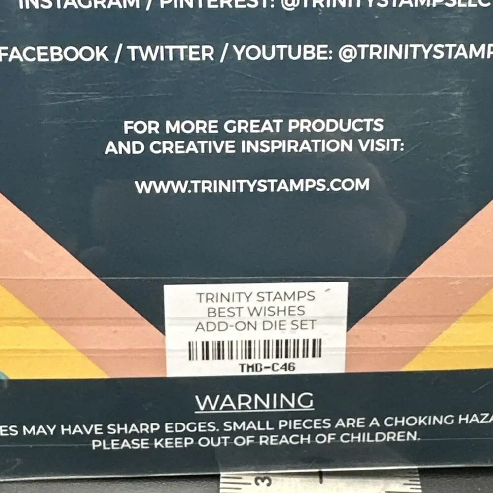 Trinity Stamps Dies Coordinates with Best Wishes set ADD ON SET