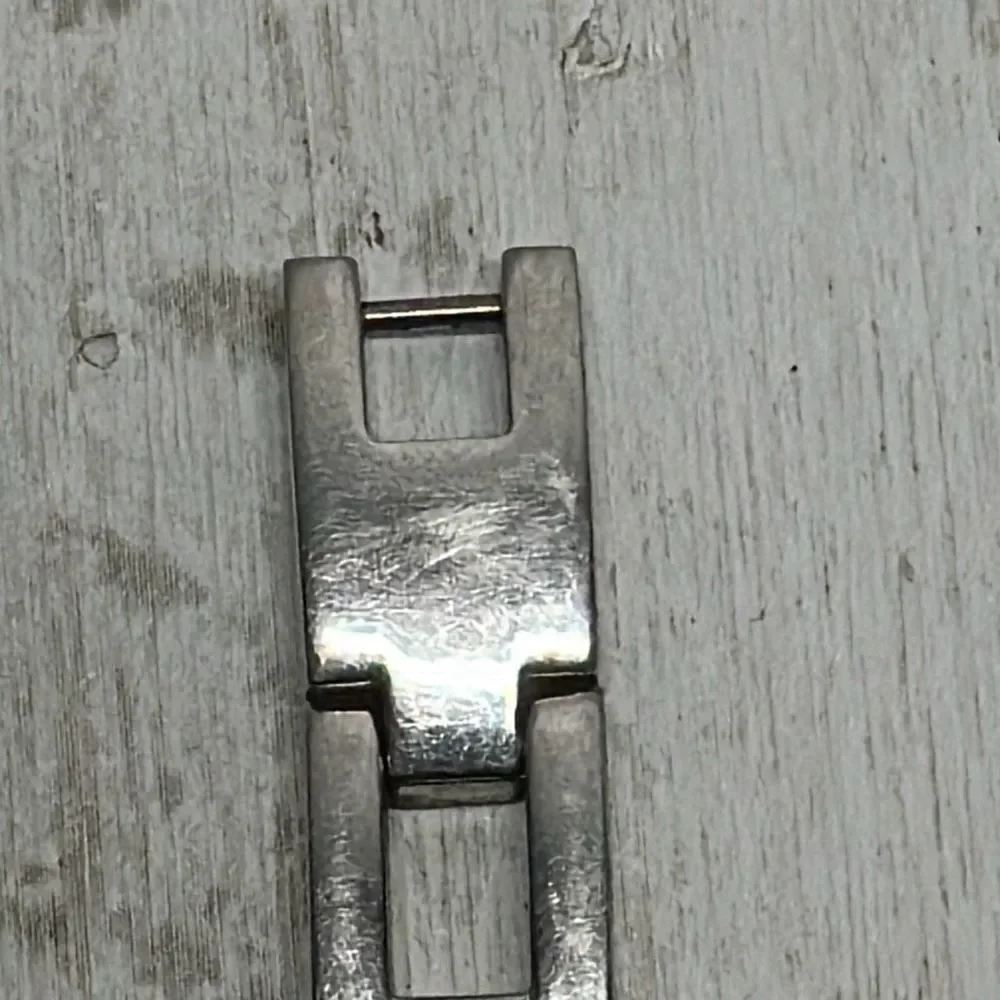 Fossil‎ BIG TIC ES9744 American Flag LED Dial Silver Tone Watch SCRATCHES