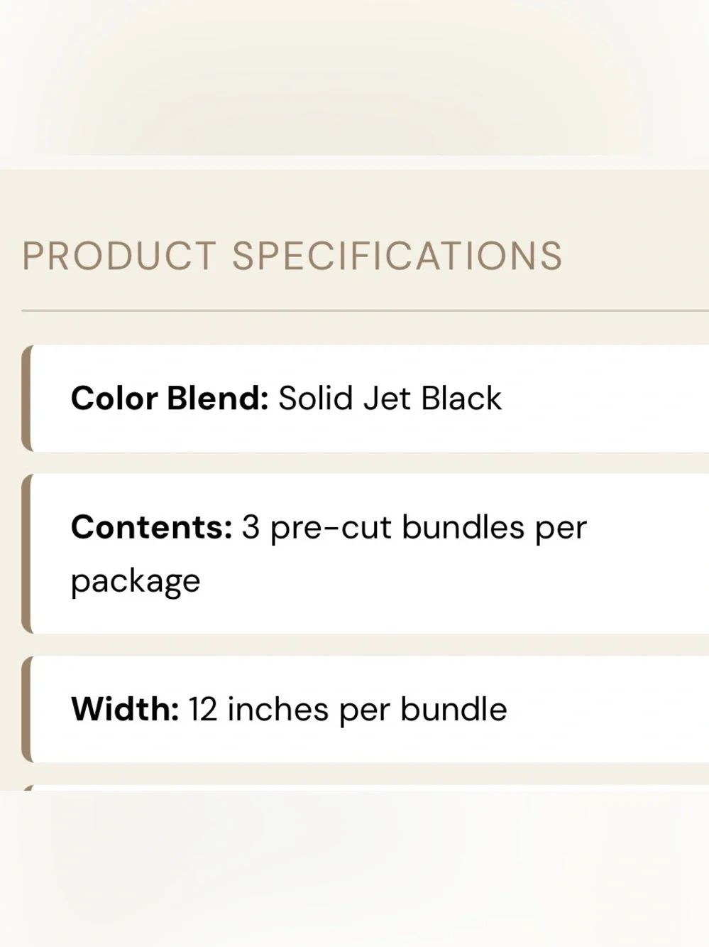 Jz Styles tied weft