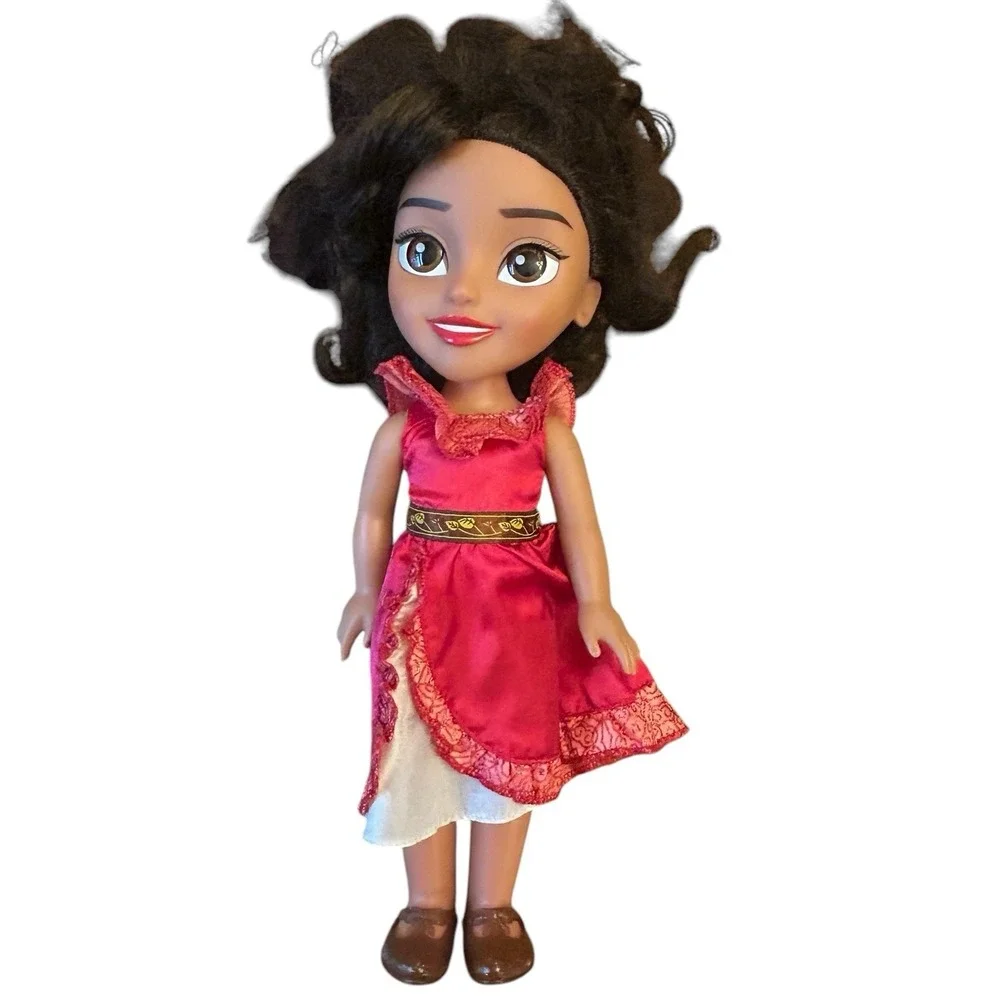 Disney Elena Of Avalor Doll 2017 Red Dress Posable‎ 14 inches