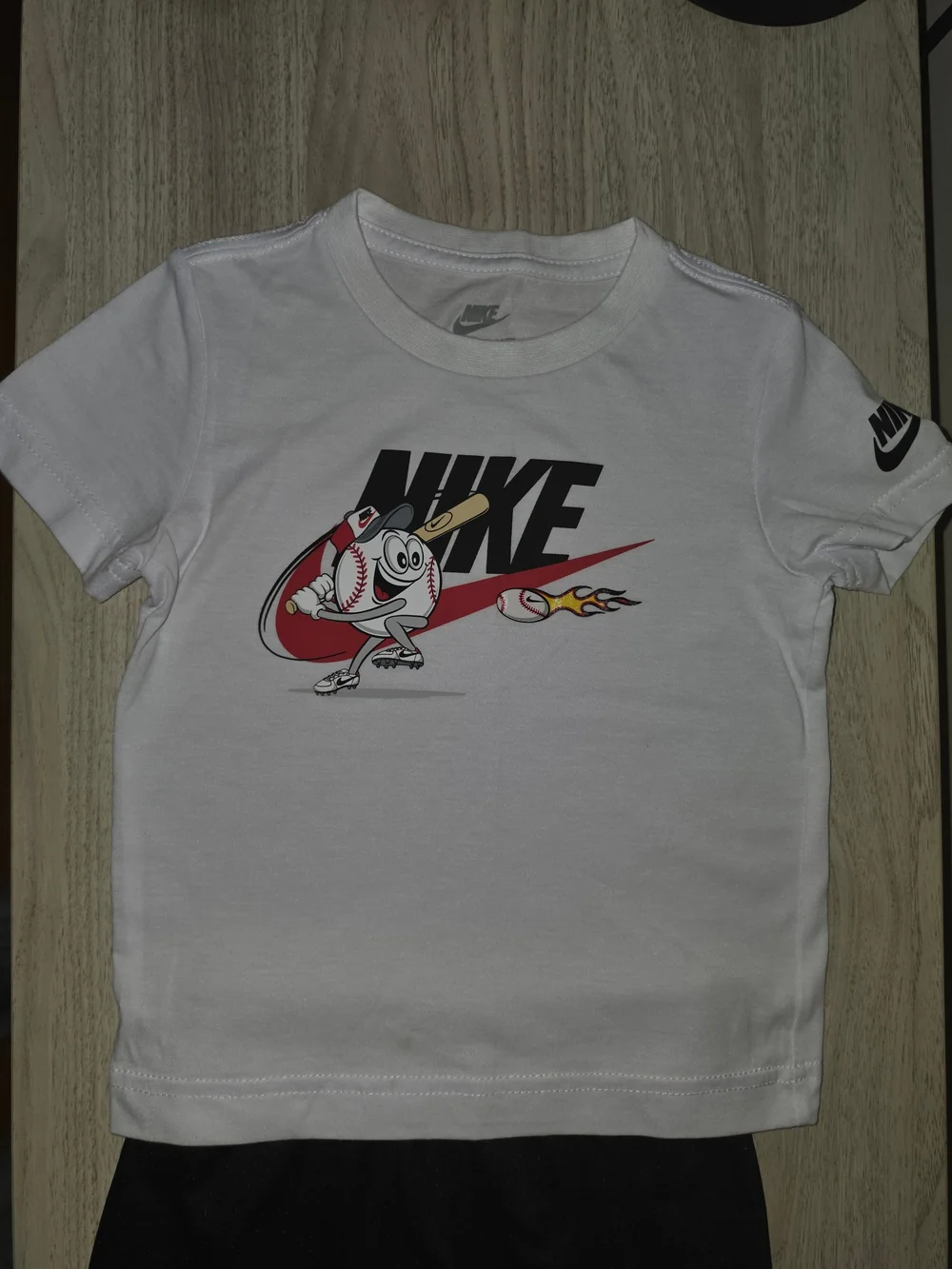 Nike Kids Graphic Baseball T-Shirt With Matching Shorts Set